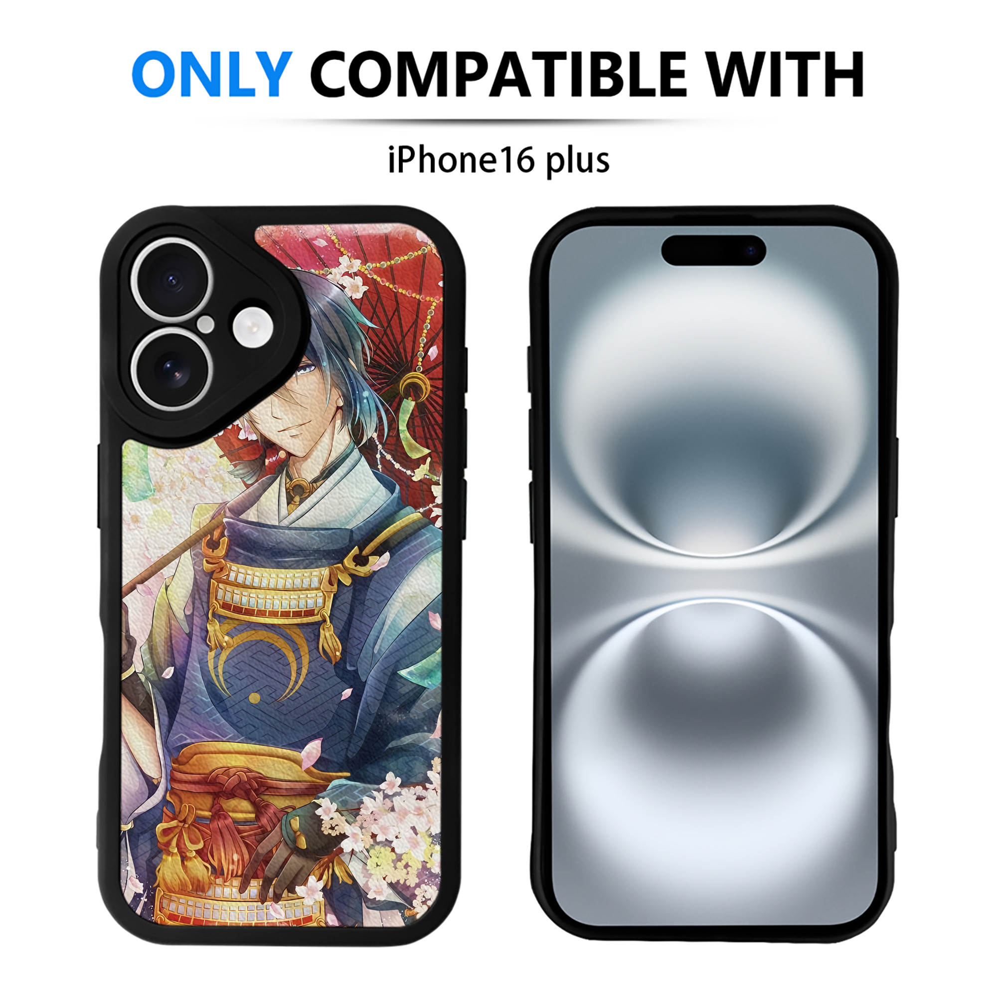 （画像用） 刀剣乱舞 Touken Ranbu 【iPhone 16シリーズ対応】シリコンスマホケース（レザー調） 材質：シリコン